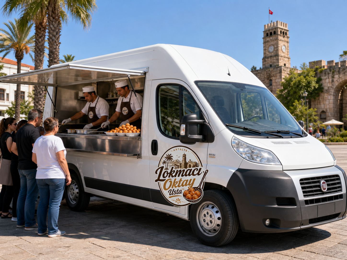 Lokmacı Oktay Usta mobil lokma aracı